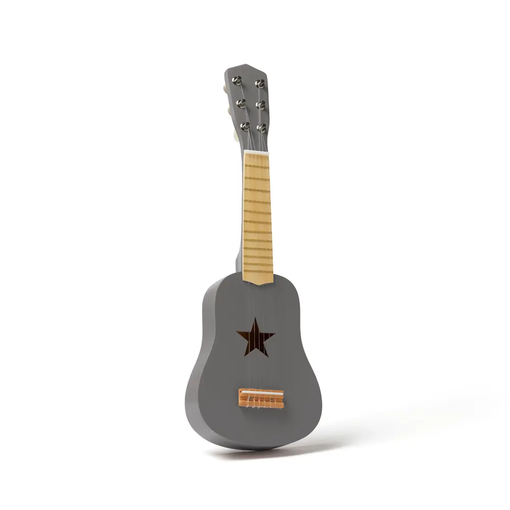 Børneguitar, Mørkgrå Med 6 Strenge fra Kids Concept
