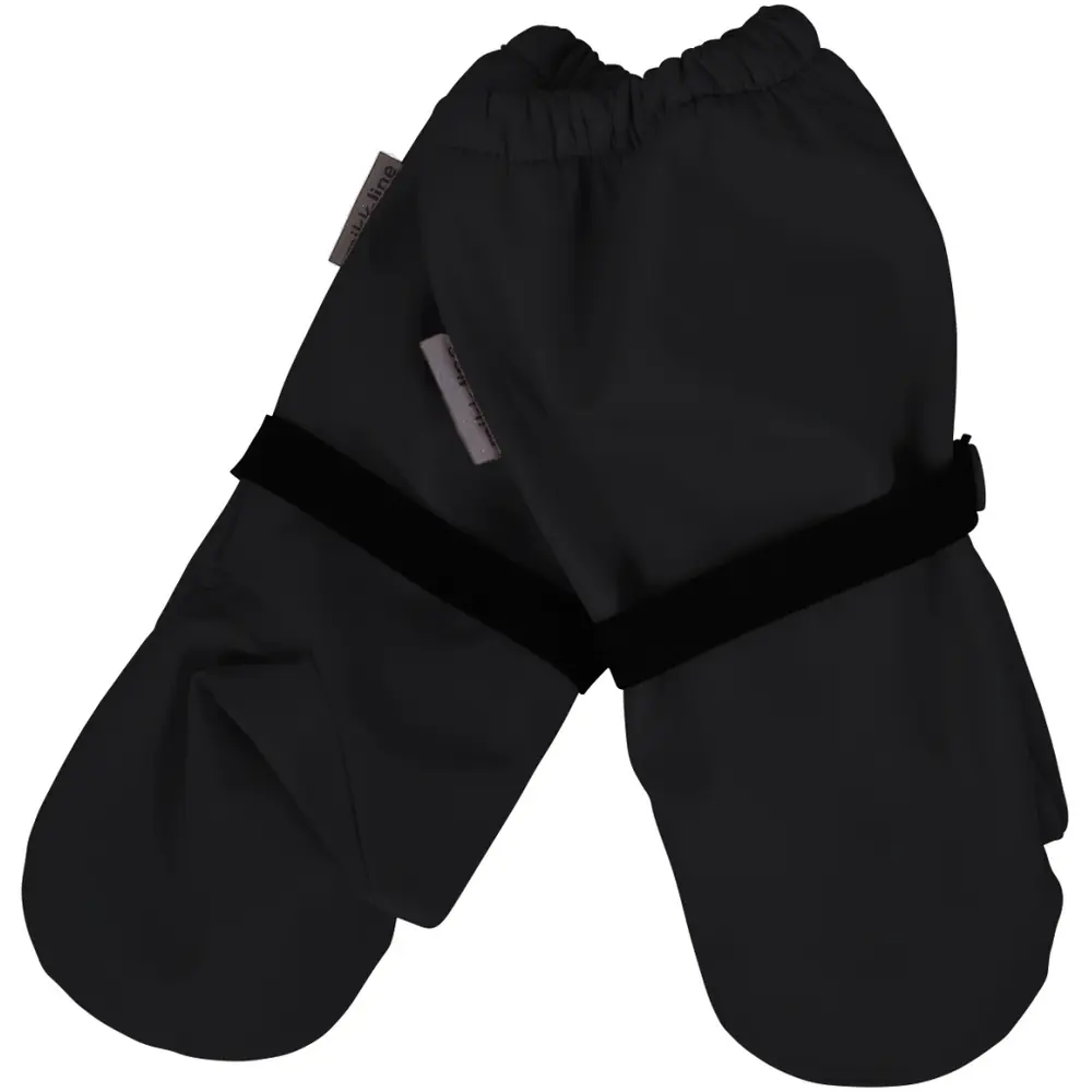Regnluffer Med Fleece   Black   98 104 fra Mikk-line