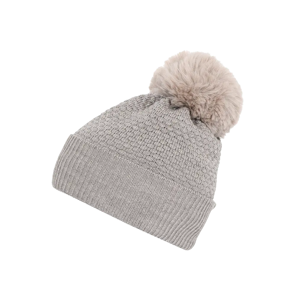Chunky Oslo Beanie W Fake Fur   202   51 53 fra Mp Denmark