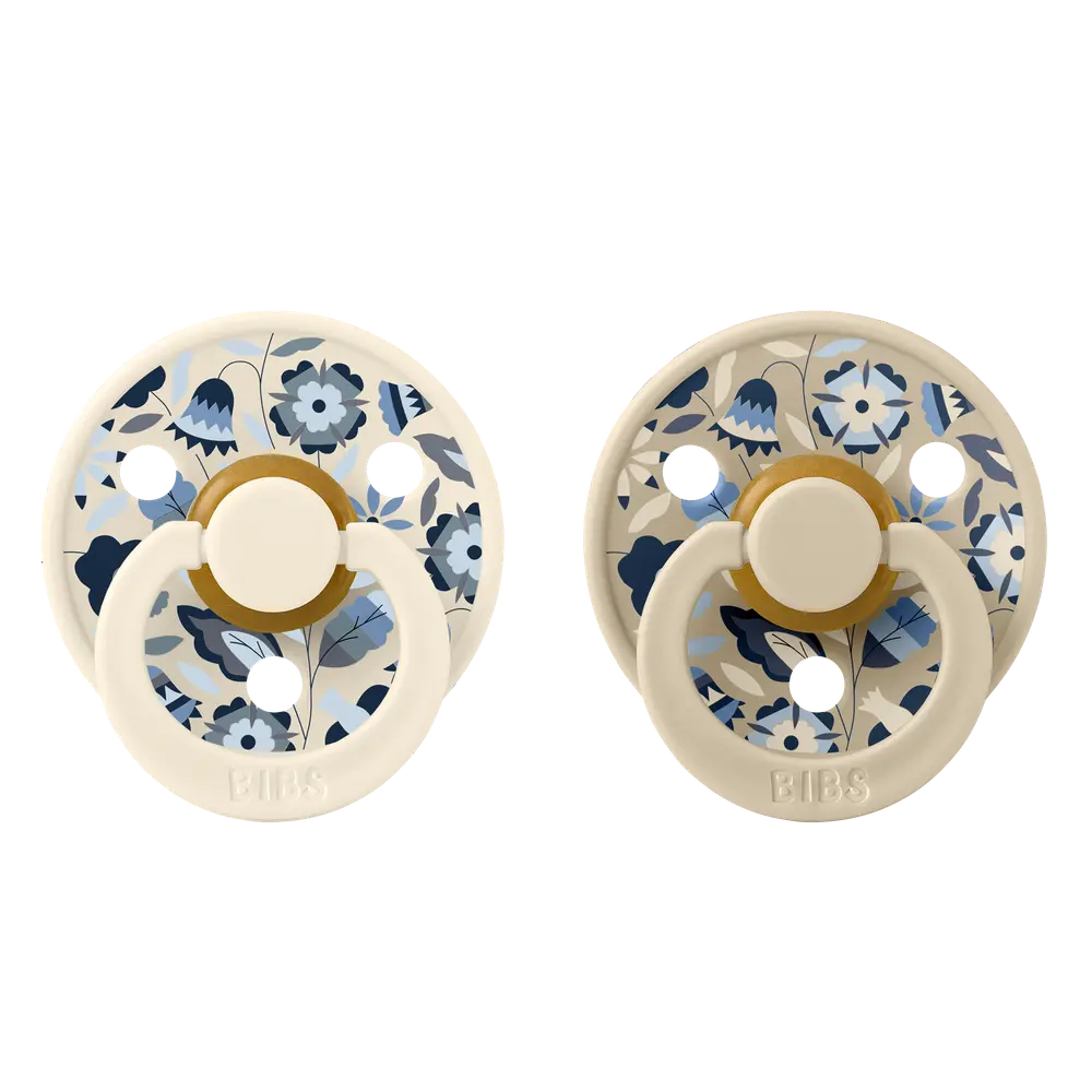 2 Pk Colour Bobo Latex Str.1 Ivory Mix fra Bibs X Liberty