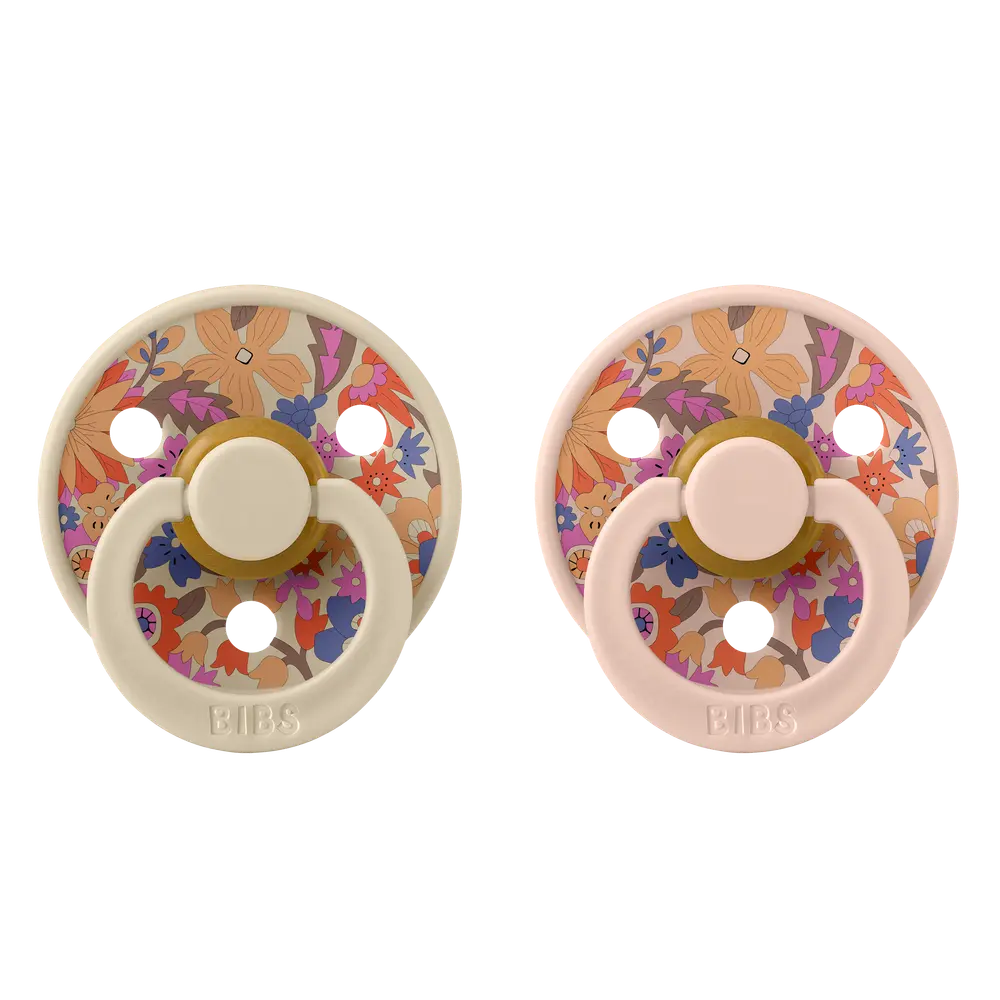 2 Pk Colour June Blossom Latex Str.1 Blush Mix fra Bibs X Liberty