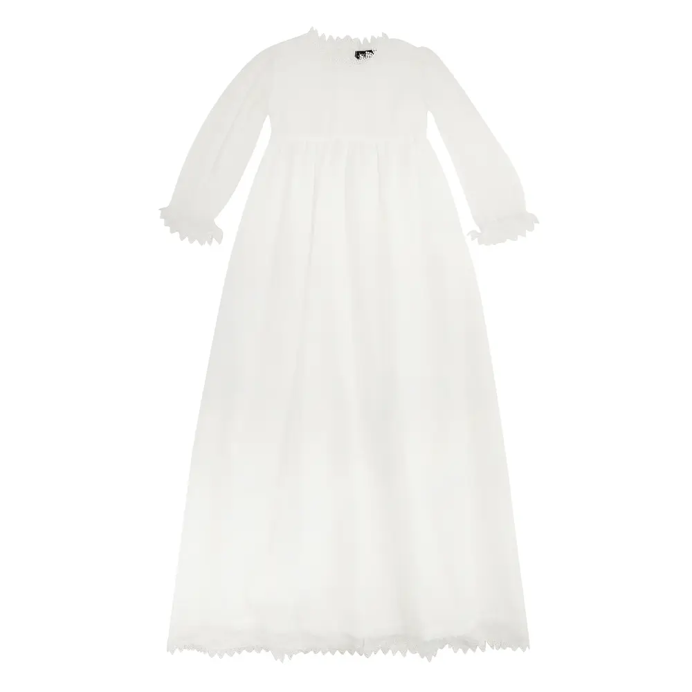 Dåbskjole I Tyl   Off White fra Jocko