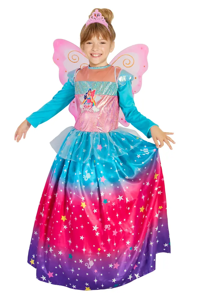 Barbie Eventyrprinsesse Kostume   Multi   6 7 år fra Ciao