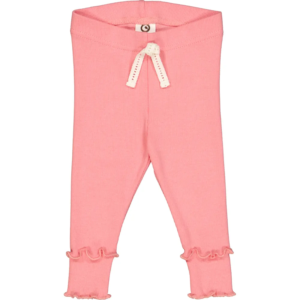 Cozy Me Rib Leggings   Bubblegum   98 fra Müsli