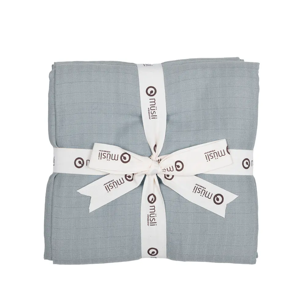 Svøb 2 Pak, Jasmin Blue, 120x120 fra Müsli