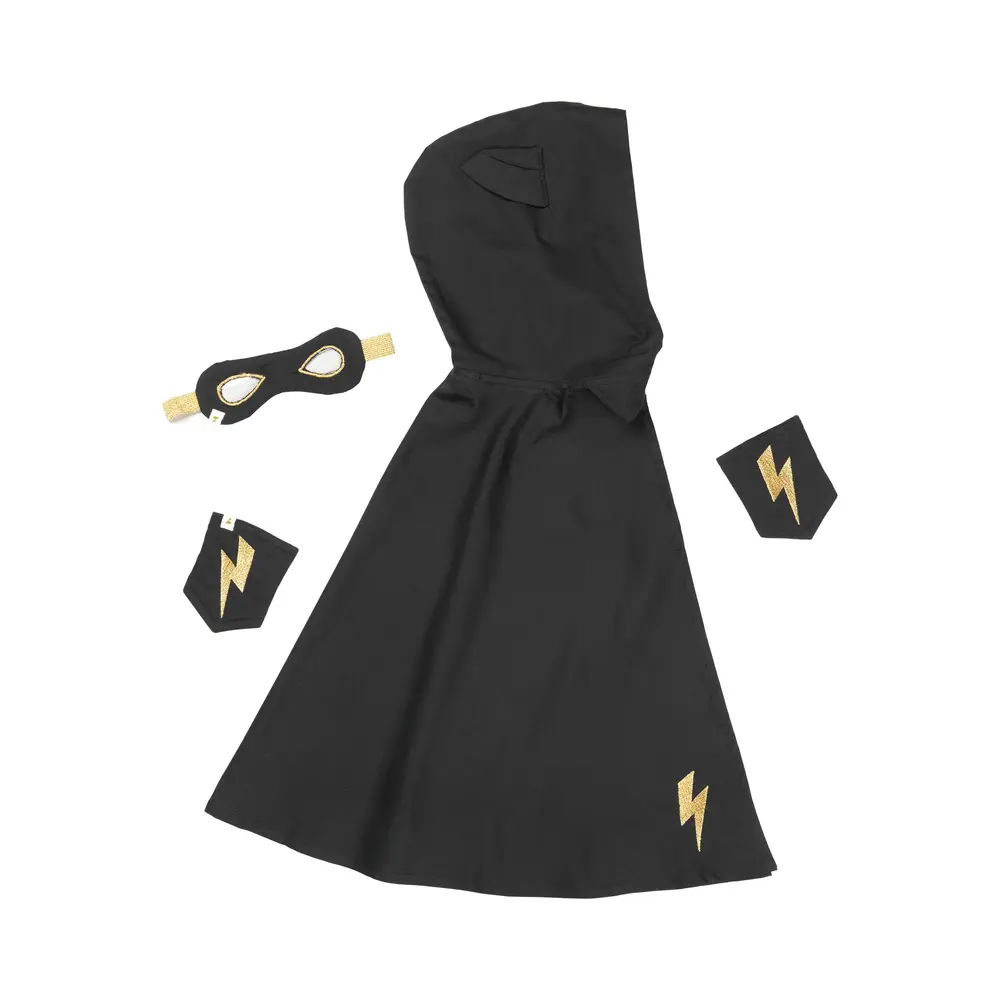 Dress Up Superhero Set   Black fra Fabelab