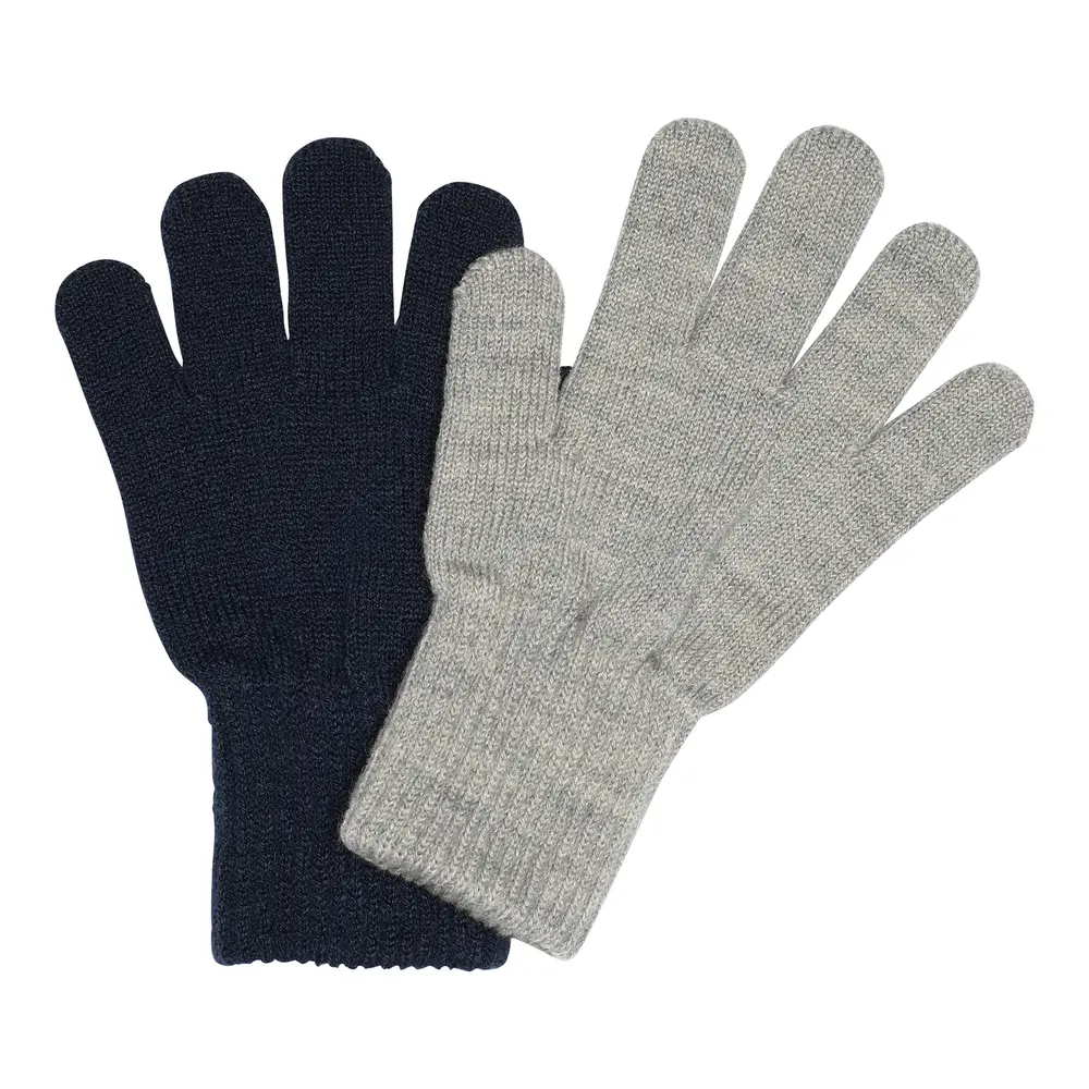 Comfy Vanter 2 Pak   Mix Light Grey Mel Blue   3 6 år fra Melton