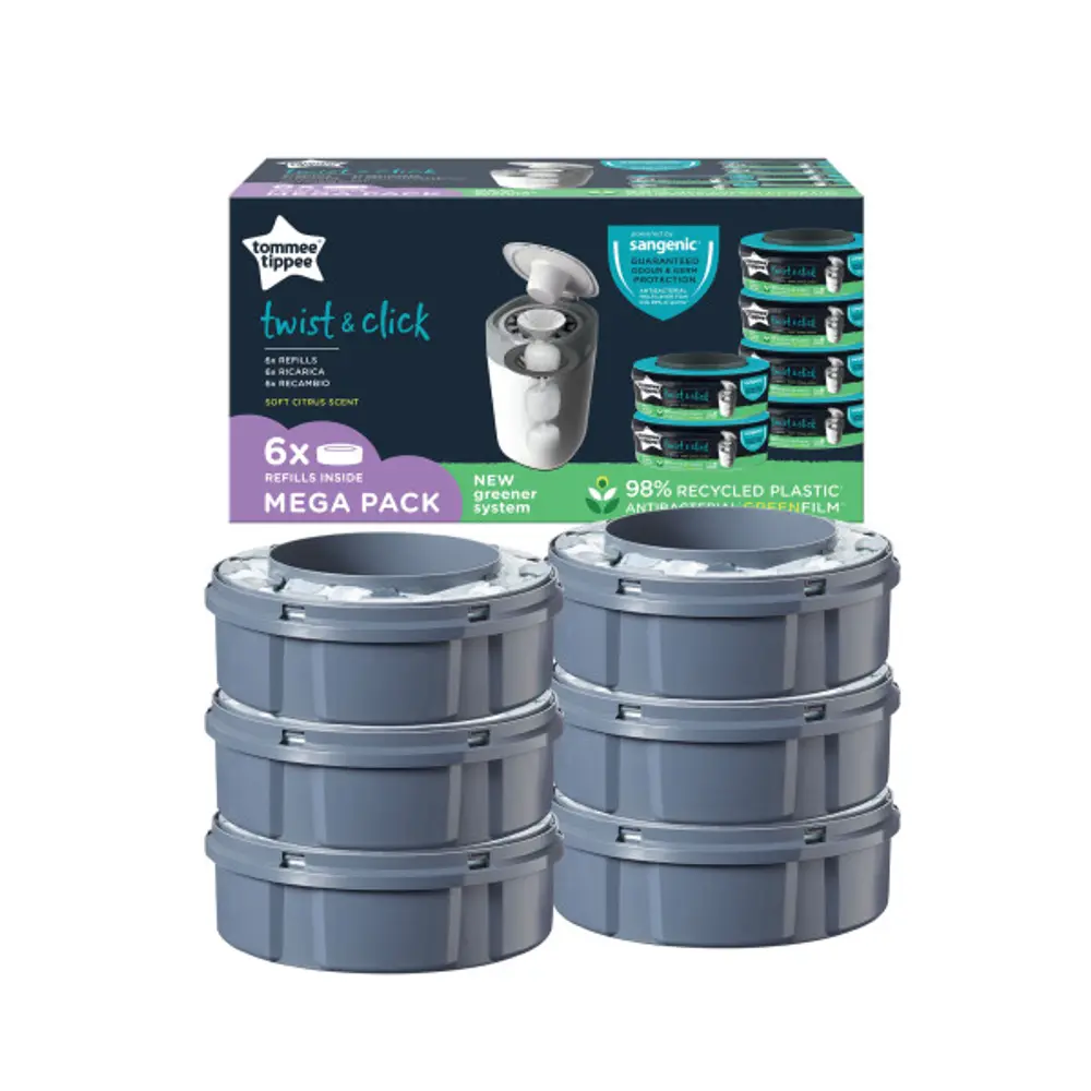 Twist Click 6 Pak Refill fra Tommee Tippee