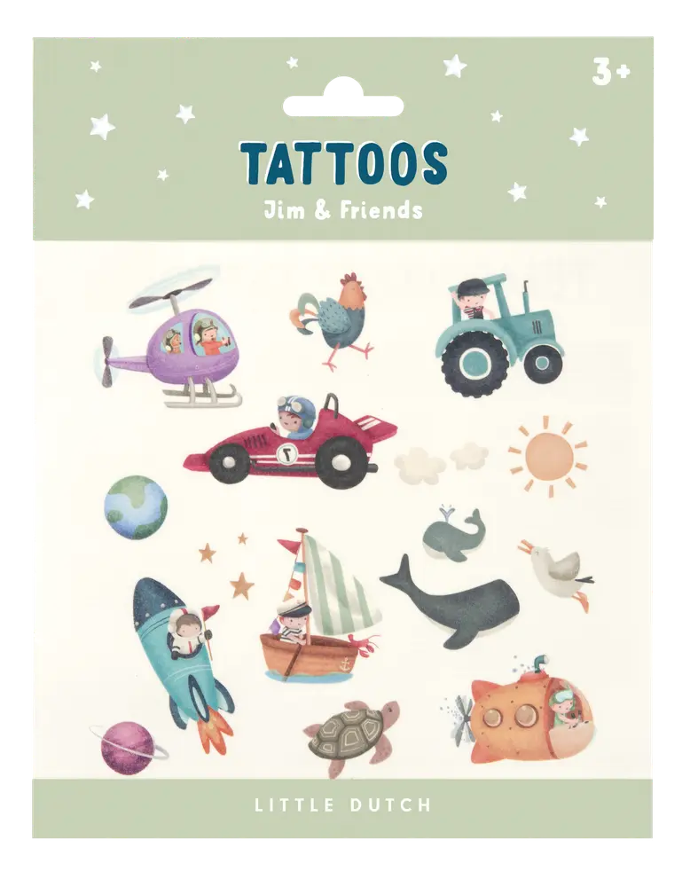 Tatoveringer Jim & Friends fra Little Dutch