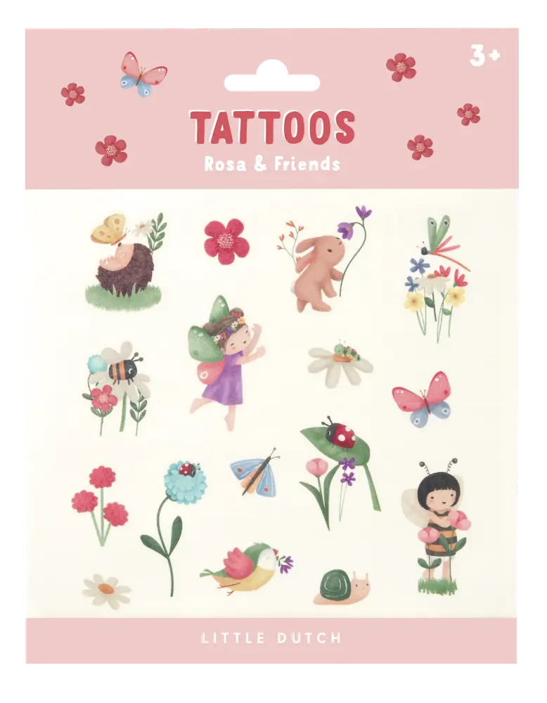 Tatoveringer Rosa & Friends fra Little Dutch