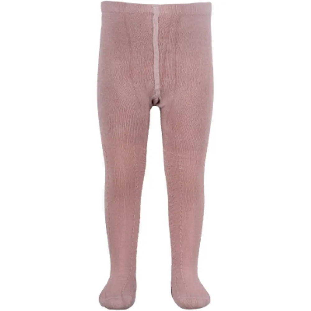 Bamboo Strømpebukser   Rose Melange   3 4y fra Minipop