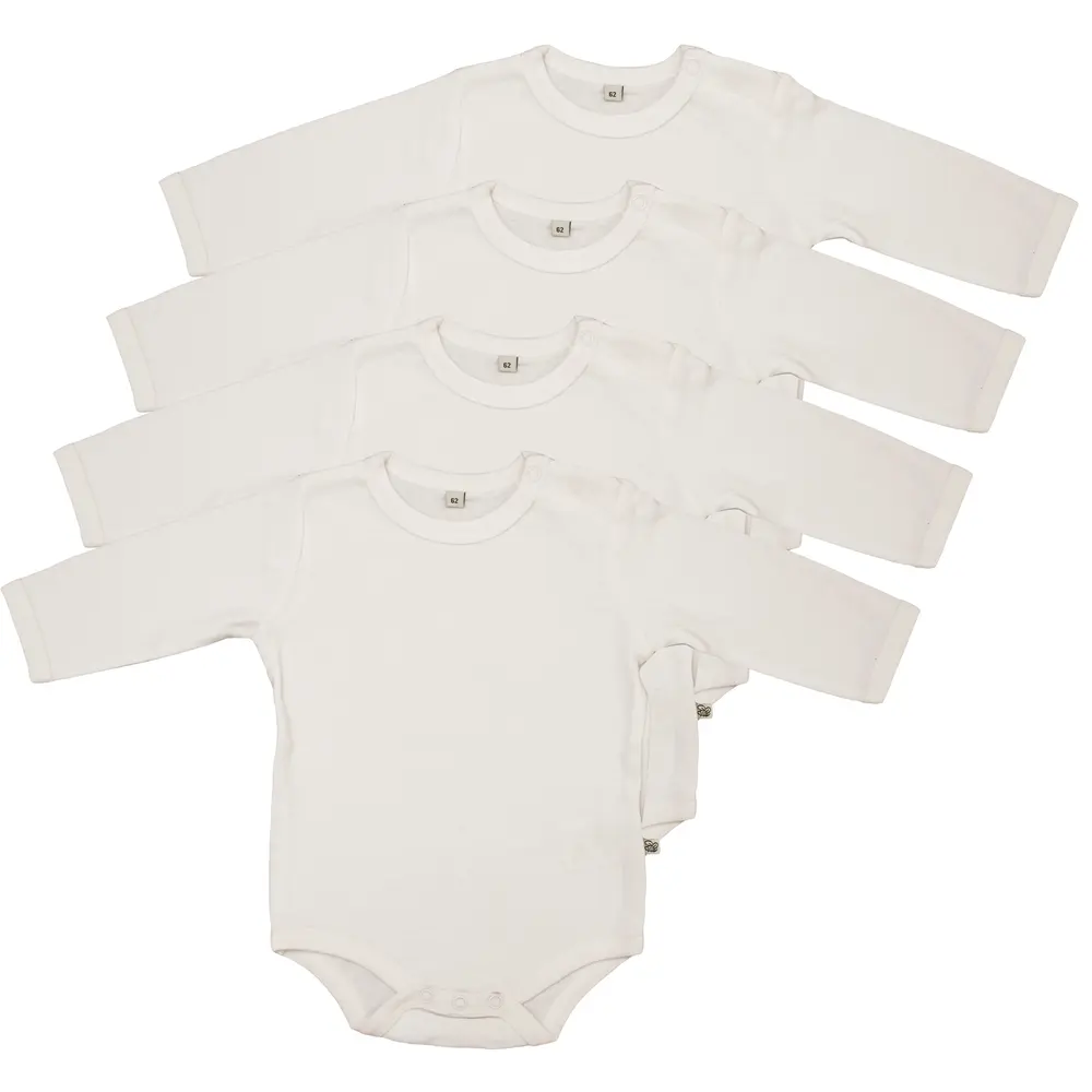 4 Stk L æ Bodystockings   White 100   68 fra Pippi