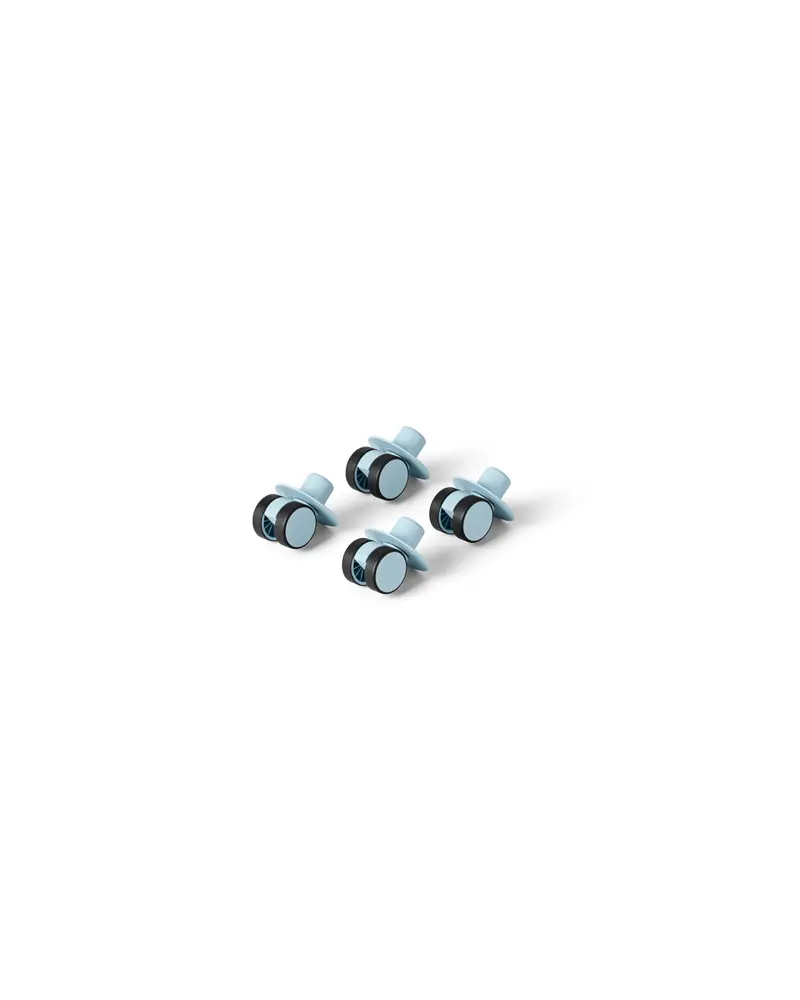 4 X Swirly Wheels Sky Blue fra Modu
