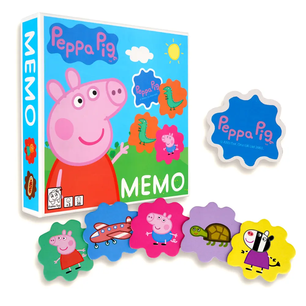 Peppa Pig Memo fra Gurli Gris