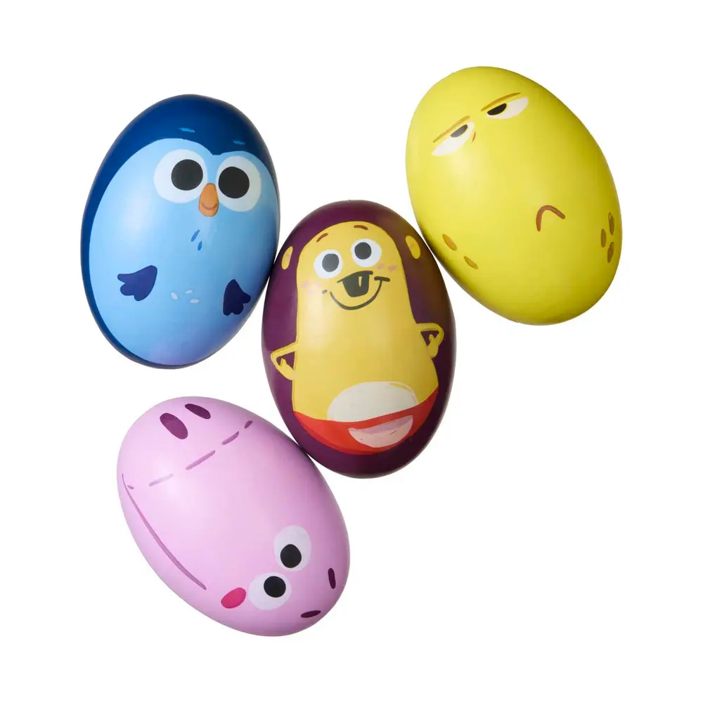 Børste Egg Shaker, Pack Of 4 fra Dr