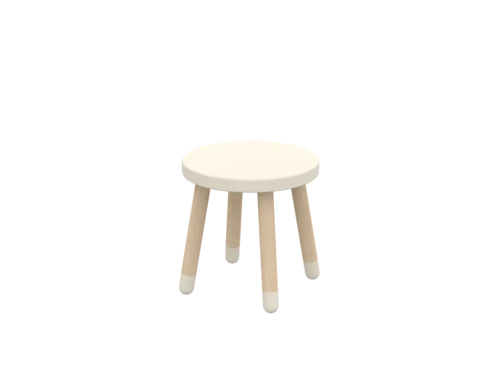 Taburet, Dots ø30, Cream fra Flexa