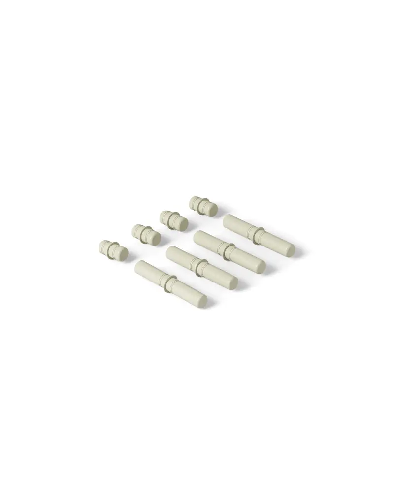 8 X Connector Pegs Dusty Green fra Modu
