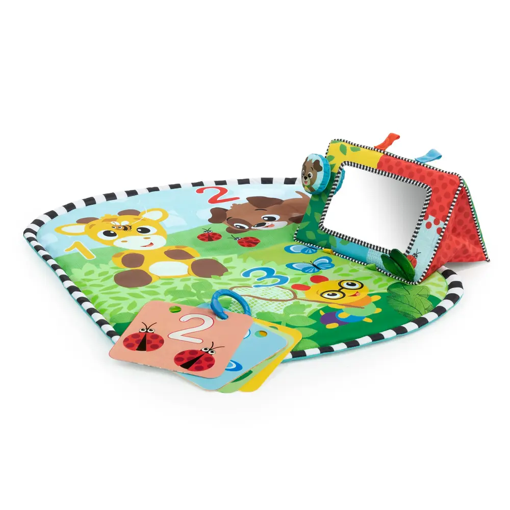 Discovery Garden Aktivitetstæppe Og Gulvspejl fra Baby Einstein