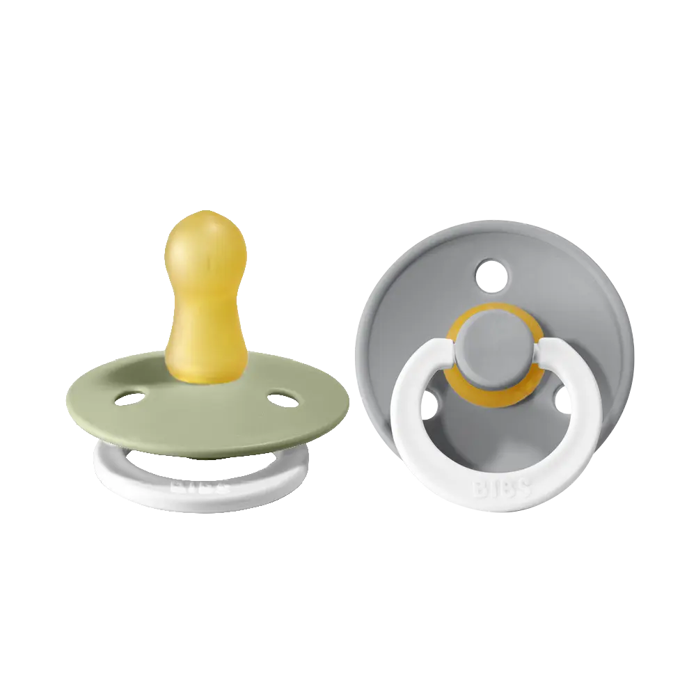 2 Pk .colour Night Sut Latex Str. 1   Sage Cloud fra Bibs