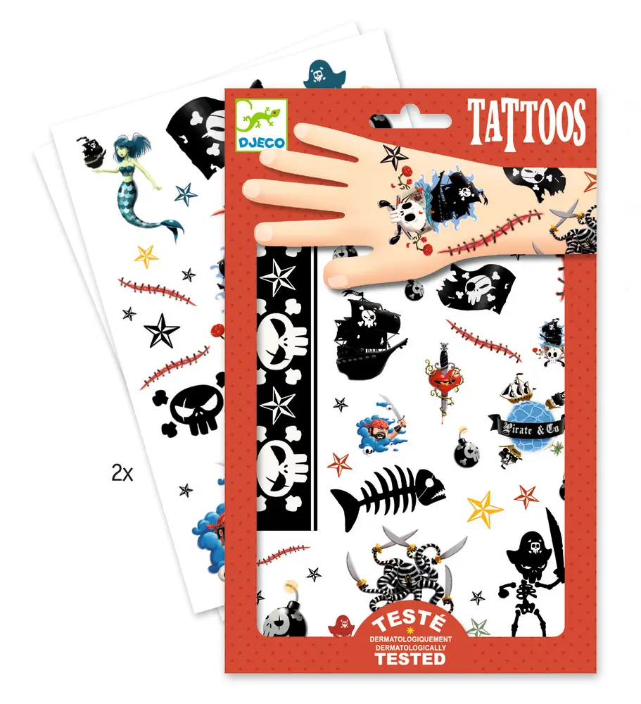 Tattoos, Pirater fra Djeco