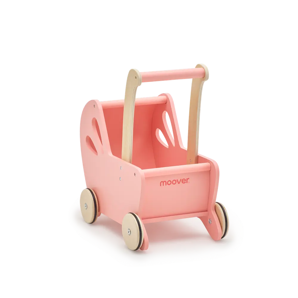 Moderne Dukkevogn Pink fra Moover Toys