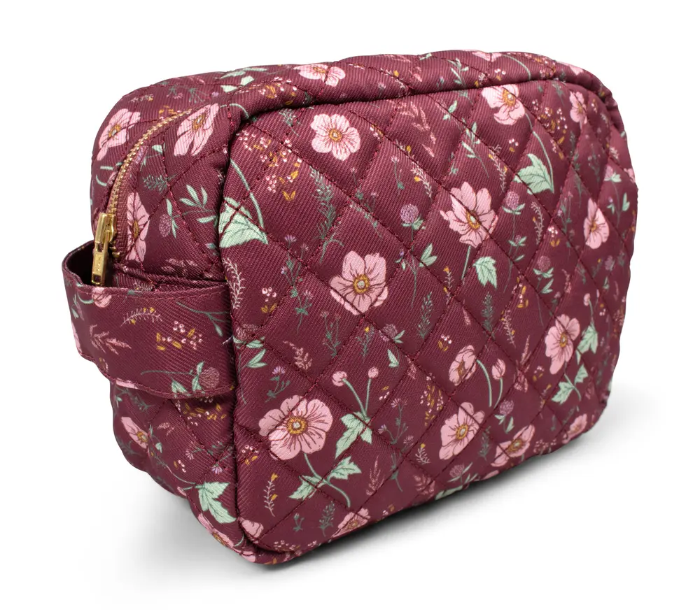 Toilettaske I Genanvendt Rpet   Fall Flowers fra Filibabba