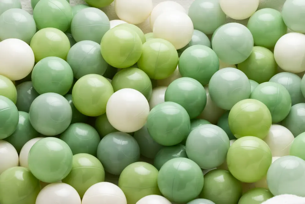 Natur Grøn Mix Bold Sæt Med 100 Bolde fra Kidkii
