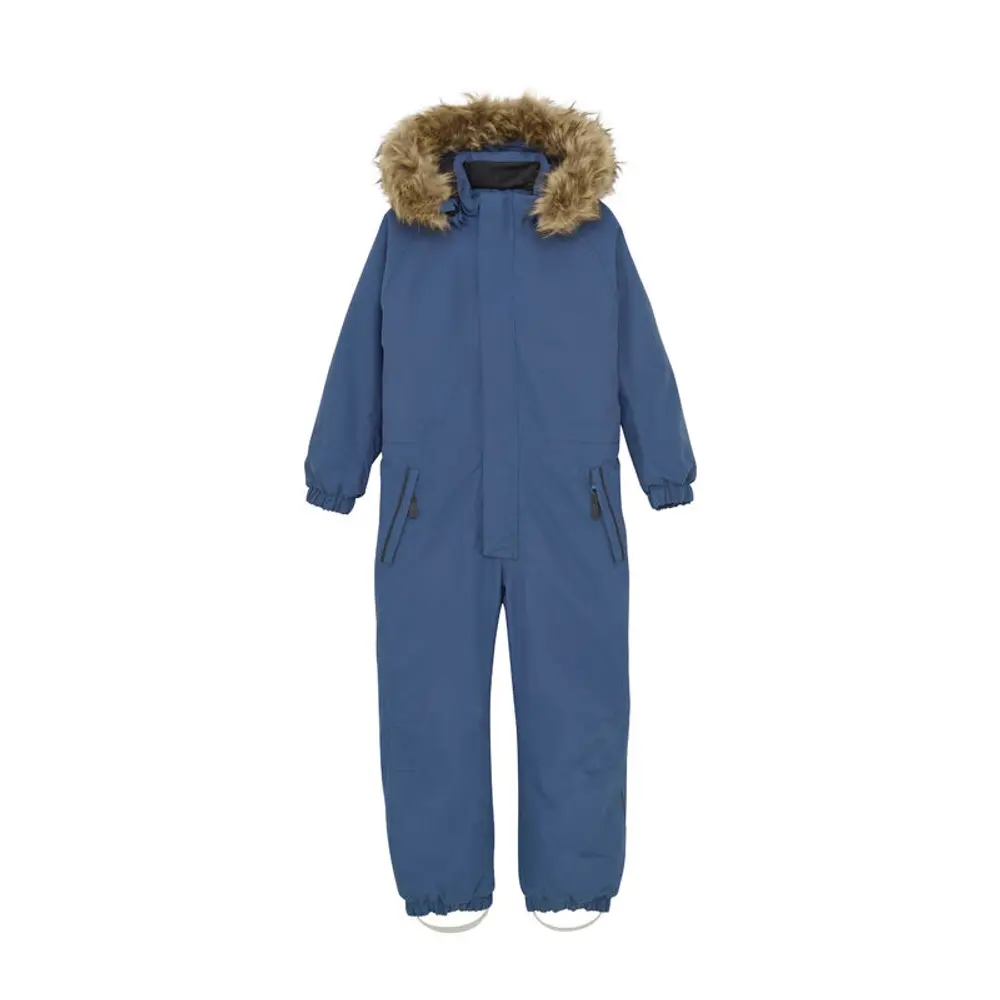 Flyverdragt  M. Fake Fur   Vintage Indigo   104 fra Color Kids