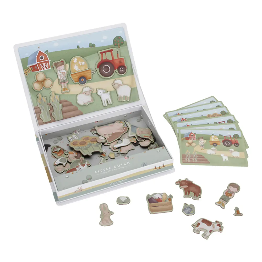 Magnetisk Legebræt   Little Farm fra Little Dutch