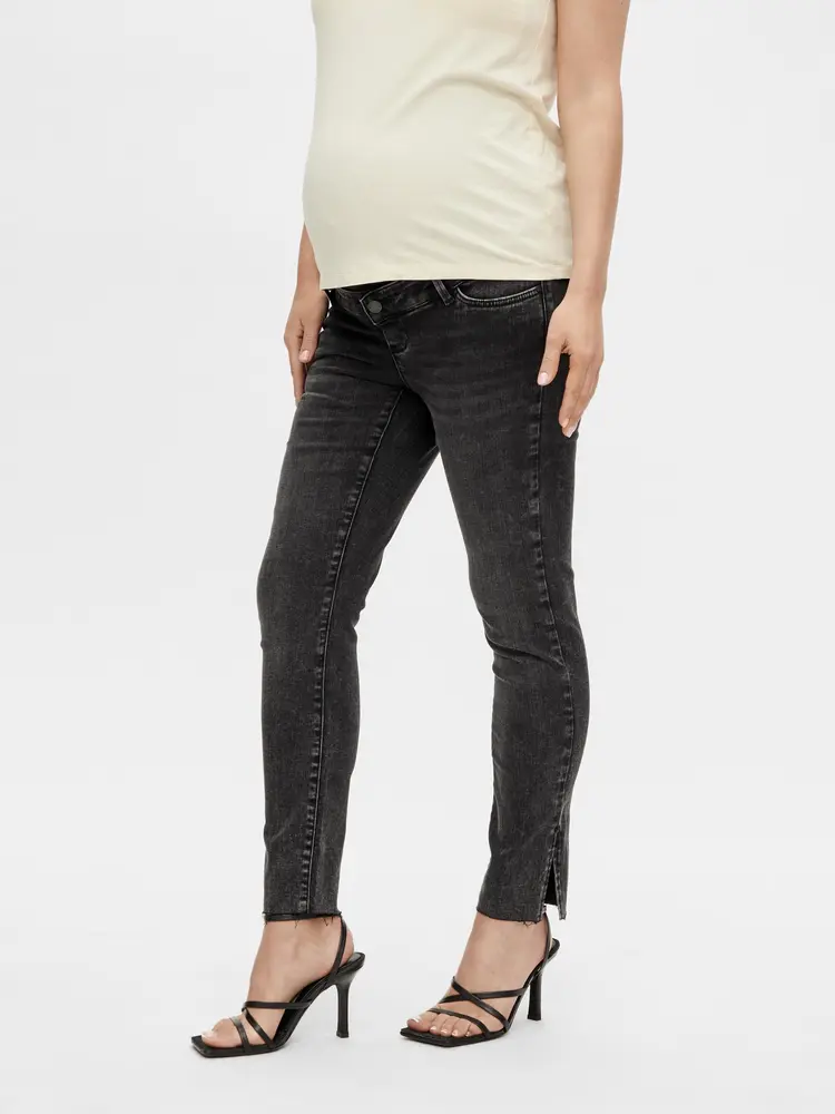 Sitka Dg Slim Slit Cropped Jeans A.   Blackdenim   30 fra Mamalicious