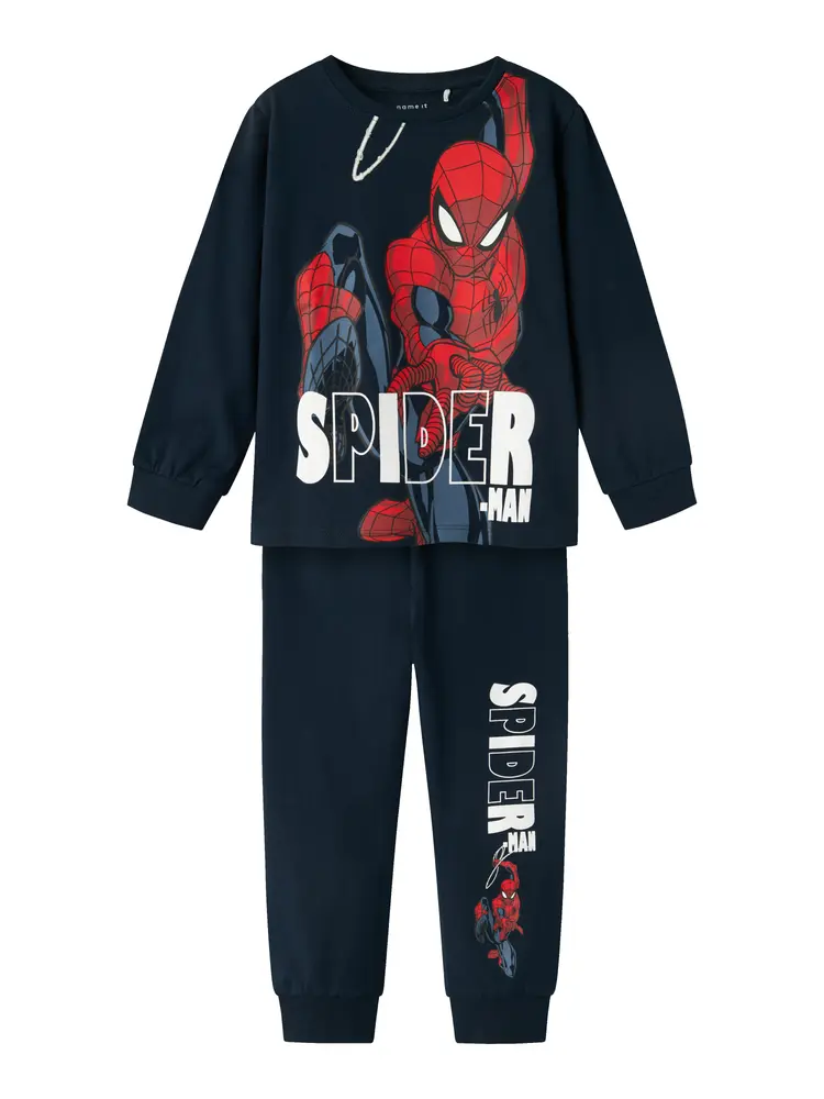 Alfred Spider Ls Nattøj   Darksapphi   98 104 fra Name It