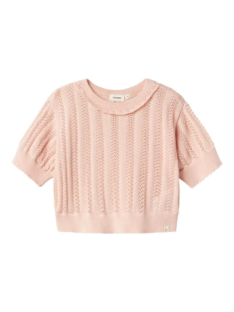 Faria Ss Løs Strik   Peach Whip   104 fra Lil' Atelier