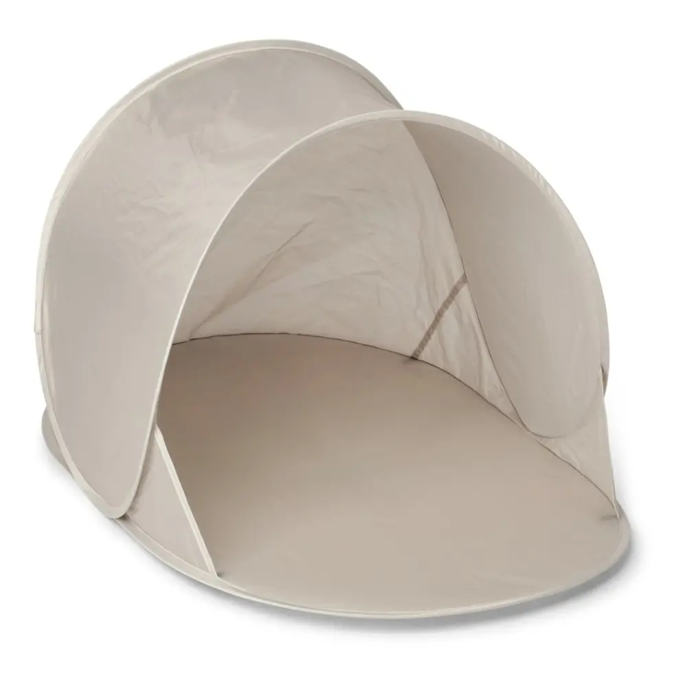 Strandtelt Sleep   Pop Up   Oyster Grey   Uv50+ fra Vanilla Copenhagen