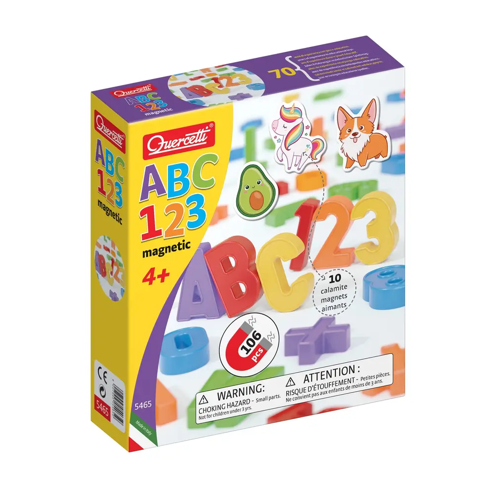Magneter: Abc & 123 fra Quercetti