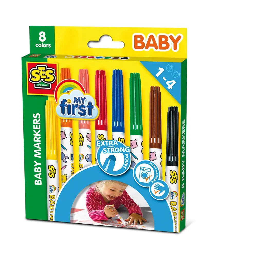 Babyfarver   8 Farver fra Ses Creative