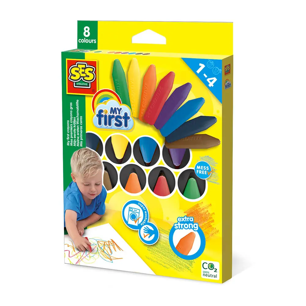 Mine Første   Farveblyanter 8 Stk fra Ses Creative