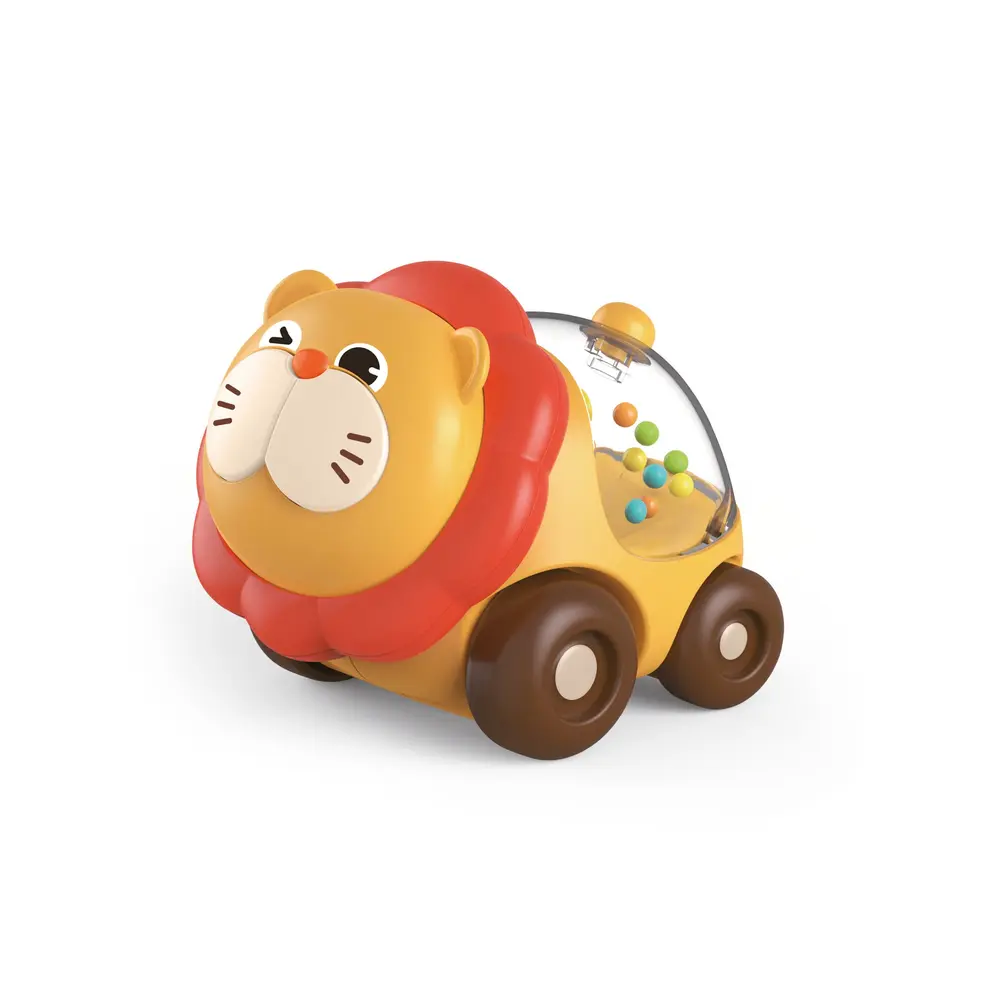 Baby Legetøjsbil   Løve Med Konfetti fra Scandinavian Baby Products