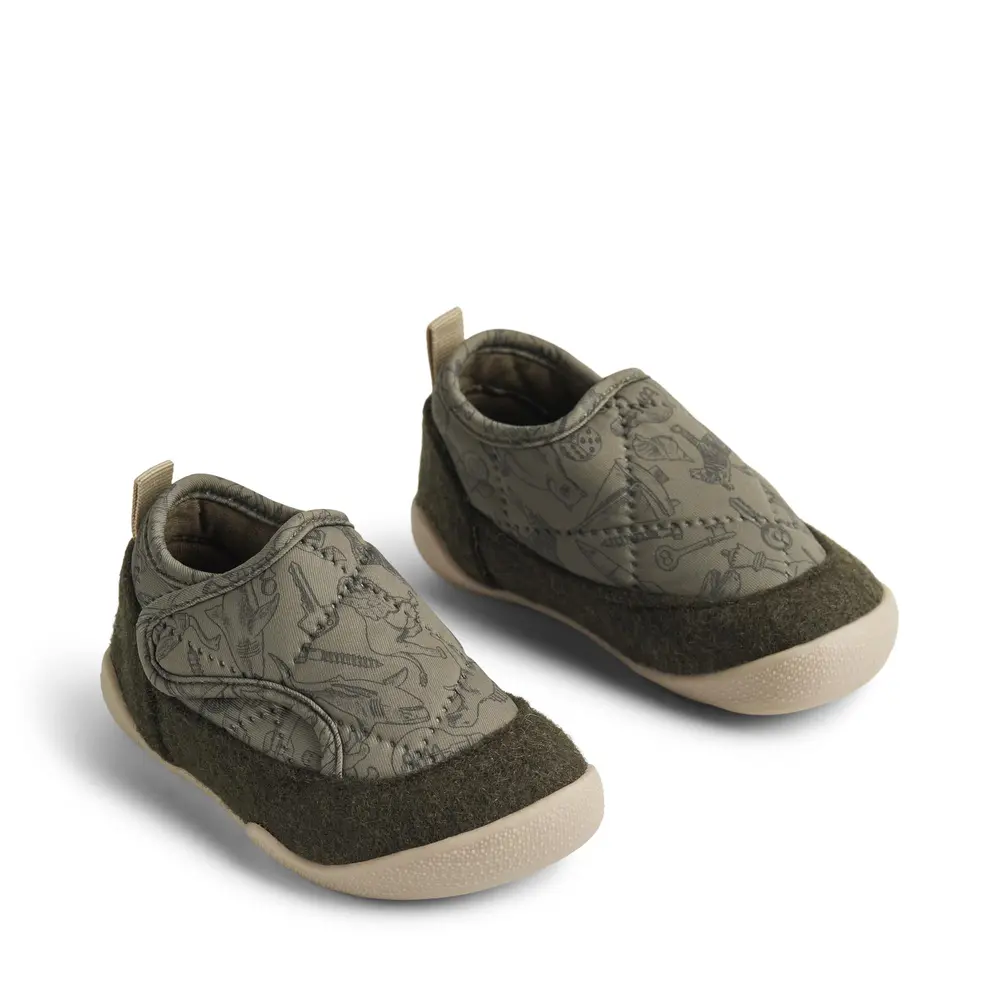 Hjemmesko Mulle   Dark Green   24 fra Wheat
