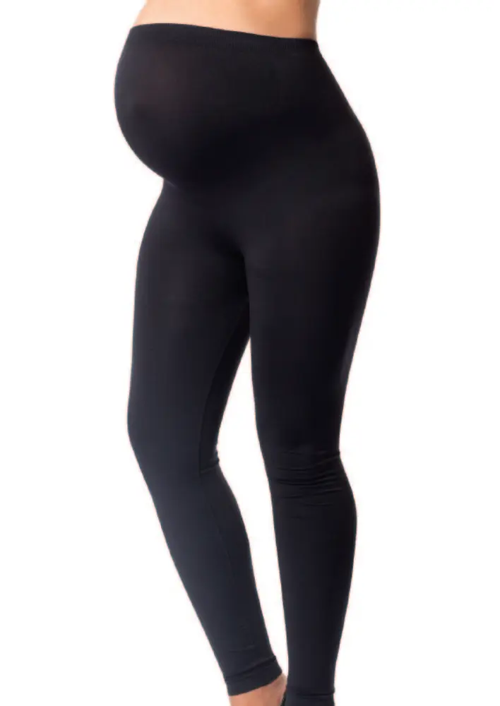 Graviditets Leggings Med Støtte   Sort   Medium fra Carriwell