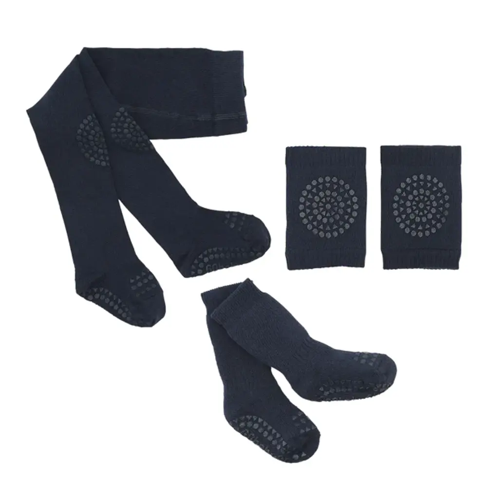 Crawling Starter Sæt   Navy Blue   12 18 Mdr. fra Gobabygo