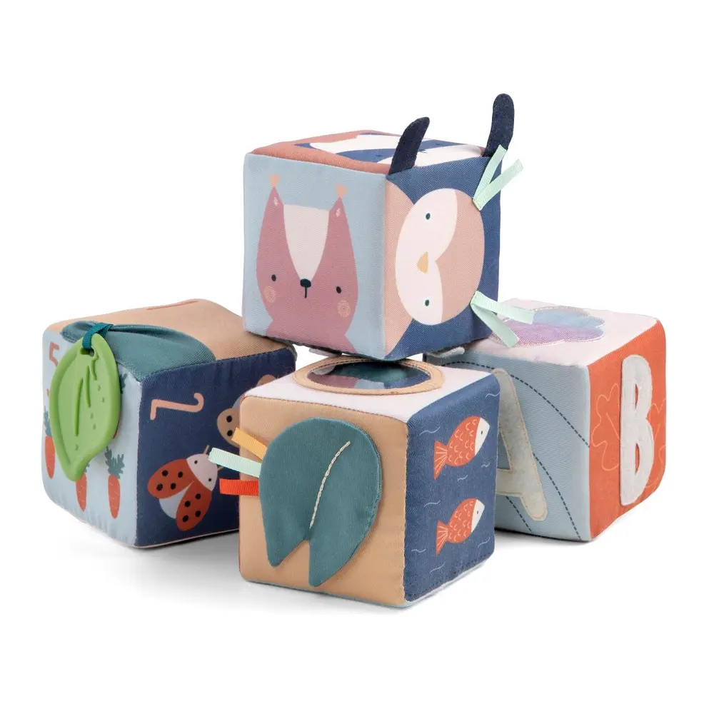 Babystofklodser, 4 Stk.   Woodland fra Sebra
