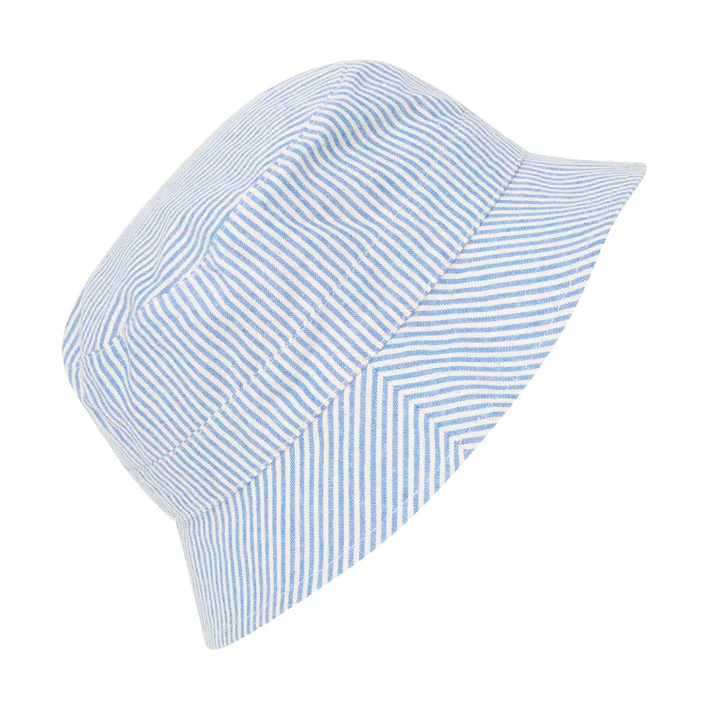 Bucket Hat Vævet Stripe   7402   52 Cm fra Huttelihut