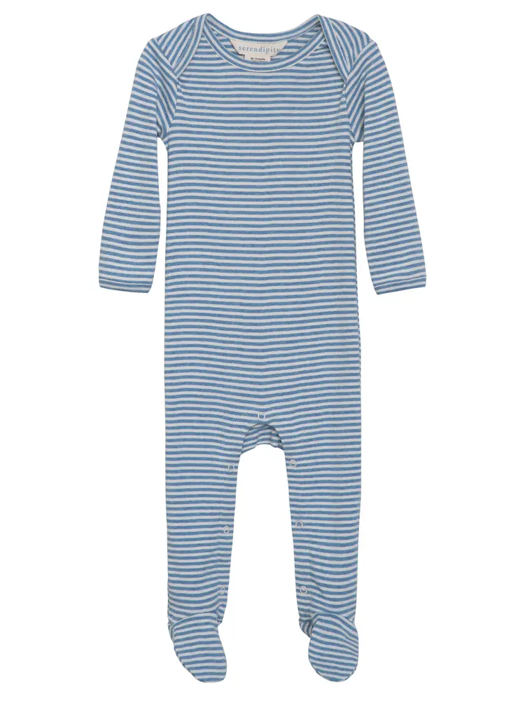 Baby Stribet Dragt   Azurstripe   62 fra Serendipity Organics