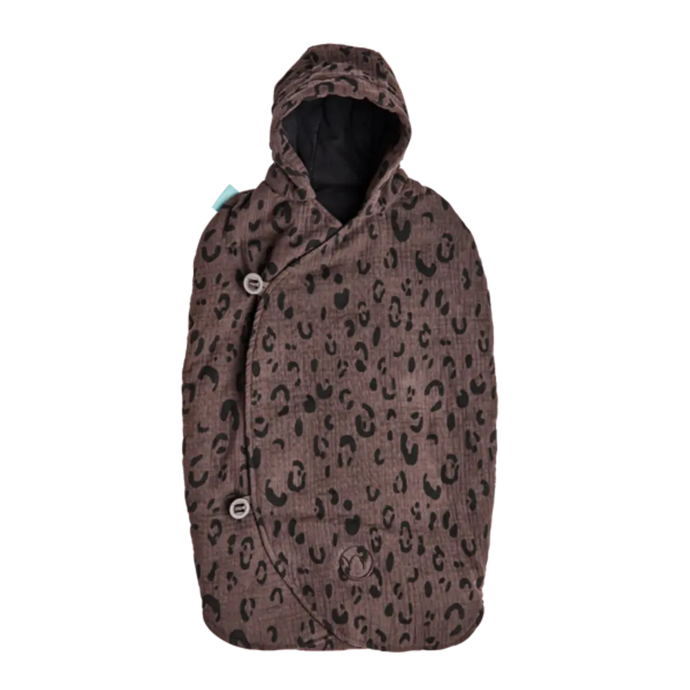 Barnevognsdragtâ  â leopardâ brown fra Najell