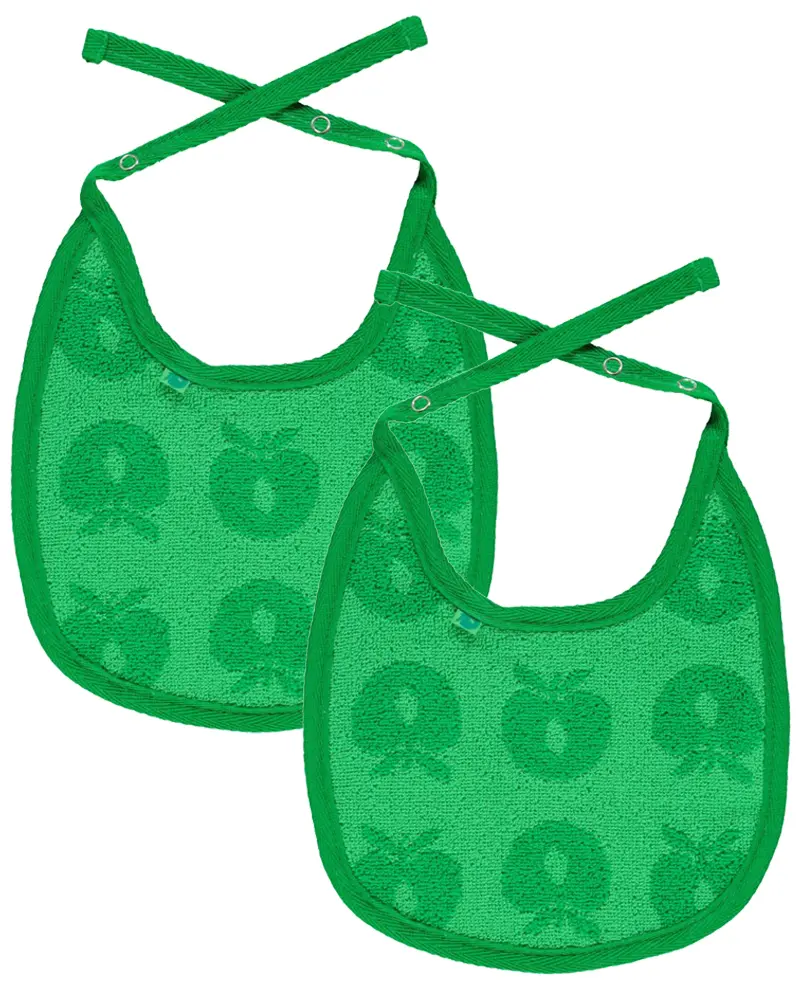 2 Pak Lille Hagesmæk Med æbler   Apple Green fra Småfolk