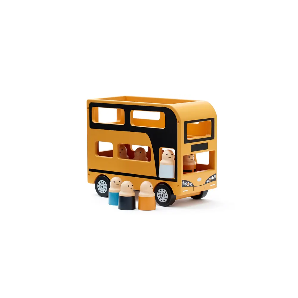 Dobbeltdækkerbus I Træ fra Kids Concept
