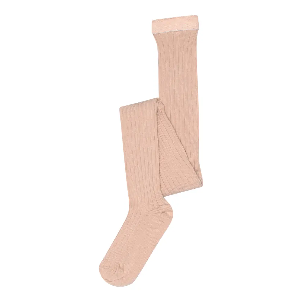 Basic Rib Strømpebuks   853 Rosa   100 fra Mp Denmark