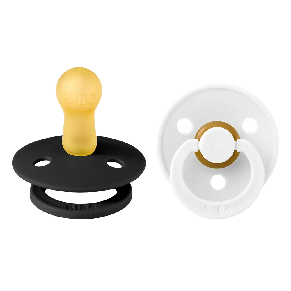 2 Pk .colour Sut Latex Str. 2   Black White fra Bibs