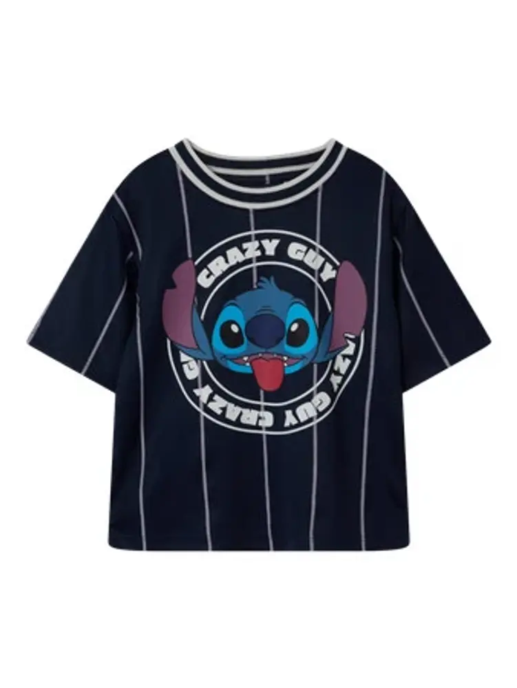 Ariz Stitch T Shirt   Navy Blazer   110 fra Name It