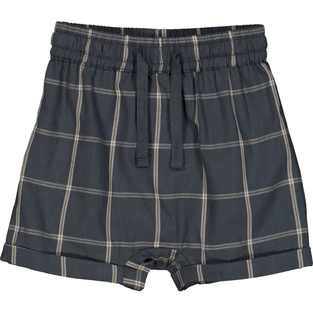 Check Shorts Med Tern   Night Blue  Cashmere   74 fra Müsli
